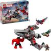 imageLEGO Marvel Captain America vs Red Hulk Battle Building Set  Avengers Toy for Kids  Birthday Gift for Boys and Girls Ages 7  Includes Hulk Action Figure and Super Hero Minifigures  76292