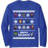 imageMarvel Avengers Christmas Sweater Happy Holidays Long Sleeve TShirtRoyal Blue