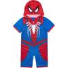 imageMarvel Boys Footless One Piece PajamasSpiderman Game