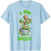 imageMarvel Christmas I Am Groot Cartoon TShirtBaby Blue