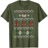 imageMarvel Deadpool Weapons Ugly Christmas Sweater TShirtOlive Green