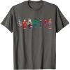 imageMarvel Holiday Christmas Avengers Team Festive Nutcrackers TShirtAsphalt Grey
