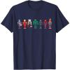 imageMarvel Holiday Christmas Avengers Team Festive Nutcrackers TShirtNavy Blue