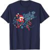 imageMarvel SpiderMan Deck The Walls Holiday TShirtNavy Blue