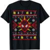 imageMarvel SpiderMan Miles Morales Ugly Christmas Sweater TShirtBlack