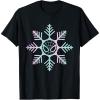 imageMarvel SpiderMan Winter Holiday Snowflake Logo TShirtBlack