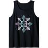 imageMarvel SpiderMan Winter Holiday Snowflake Logo Tank TopBlack