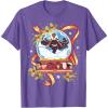 imageMarvel Storm and the XMen Christmas Holiday Snow Globe TShirtPurple Heather