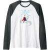 imageMarvel Thor Winter Snowflake Holiday Raglan Baseball TeeDark Heather GreyWhite