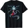 imageMarvel Thor Winter Snowflake Holiday TShirtBlack