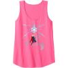 imageMarvel Thor Winter Snowflake Holiday Tank TopNeon Pink