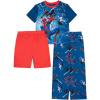 imageMarvel boys 3piece Loosefit Pajama Set Soft ampamp Cute for Kids3 Heroes