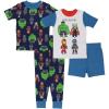 imageMarvel boys 4piece Snugfit Cotton Superhero Pajama Set Soft ampamp Cute for KidsChoose Your Hero