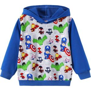 imageMarvel Avengers Spiderman Iron Man Captain America Venom Boy Girl Hoodie Graphic Sweatshirt Lightweight Cloth Pullover 29YMarvelblue