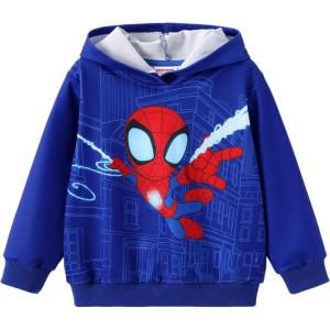 imageMarvel Avengers Spiderman Iron Man Captain America Venom Boy Girl Hoodie Graphic Sweatshirt Lightweight Cloth Pullover 29YSpidermanblue