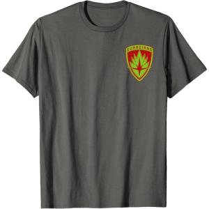 imageMarvel Guardians of the Galaxy Holiday Special Badge V2 TShirtAsphalt Grey