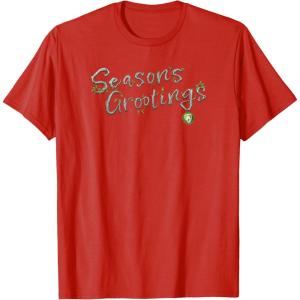 imageMarvel Guardians of the Galaxy Holiday Special Grootings TShirtRed