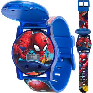 imageMarvel SpiderMan Kids Watches  Digital Display Interactive Features Adjustable Strap Vibrant SpiderMan Graphics Durable for Active KidsBlueRed 2