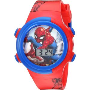 imageMarvel SpiderMan Kids Watches  Digital Display Interactive Features Adjustable Strap Vibrant SpiderMan Graphics Durable for Active KidsBlueRed