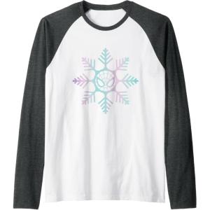imageMarvel SpiderMan Winter Holiday Snowflake Logo Raglan Baseball TeeDark Heather GreyWhite