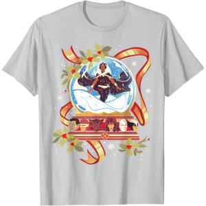 imageMarvel Storm and the XMen Christmas Holiday Snow Globe TShirtSilver Grey