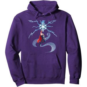 imageMarvel Thor Winter Snowflake Holiday Pullover HoodiePurple