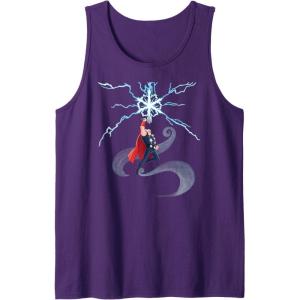 imageMarvel Thor Winter Snowflake Holiday Tank TopPurple