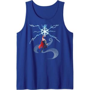 imageMarvel Thor Winter Snowflake Holiday Tank TopRoyal Blue