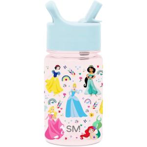 imageSimple Modern Kids Tritan Plastic Summit Water Bottle  Marvel Spiderman 12 oz BPAFree Cup with Covered Leak Proof Straw Lid for Girls Toddlers  Spider GwenDisney Princess Rainbows