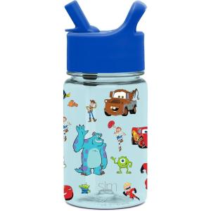 imageSimple Modern Kids Tritan Plastic Summit Water Bottle  Marvel Spiderman 12 oz BPAFree Cup with Covered Leak Proof Straw Lid for Girls Toddlers  Spider GwenDisney Pixar Pals