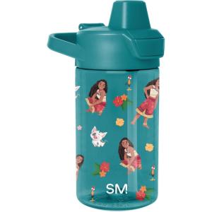 imageSimple Modern Kids Tritan Plastic Summit Water Bottle  Marvel Spiderman 12 oz BPAFree Cup with Covered Leak Proof Straw Lid for Girls Toddlers  Spider GwenDisney Moana Oceana