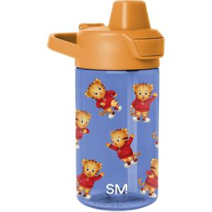 imageSimple Modern Kids Tritan Plastic Summit Water Bottle  Marvel Spiderman 12 oz BPAFree Cup with Covered Leak Proof Straw Lid for Girls Toddlers  Spider GwenDaniel Tiger Dances