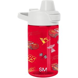 imageSimple Modern Kids Tritan Plastic Summit Water Bottle  Marvel Spiderman 12 oz BPAFree Cup with Covered Leak Proof Straw Lid for Girls Toddlers  Spider GwenDisney Cars Lightning Speed