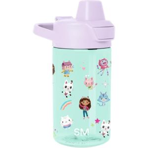 imageSimple Modern Kids Tritan Plastic Summit Water Bottle  Marvel Spiderman 12 oz BPAFree Cup with Covered Leak Proof Straw Lid for Girls Toddlers  Spider GwenGabbys Dollhouse Gabbys Friends