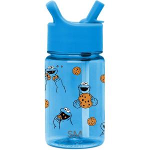 imageSimple Modern Kids Tritan Plastic Summit Water Bottle  Marvel Spiderman 12 oz BPAFree Cup with Covered Leak Proof Straw Lid for Girls Toddlers  Spider GwenSesame Street Cookie Monster Mashup
