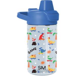 imageSimple Modern Kids Tritan Plastic Summit Water Bottle  Marvel Spiderman 12 oz BPAFree Cup with Covered Leak Proof Straw Lid for Girls Toddlers  Spider GwenRad Dino