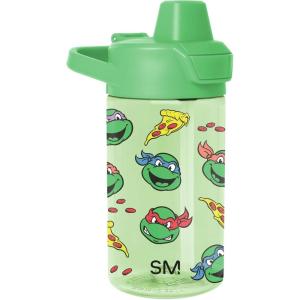 imageSimple Modern Kids Tritan Plastic Summit Water Bottle  Marvel Spiderman 12 oz BPAFree Cup with Covered Leak Proof Straw Lid for Girls Toddlers  Spider GwenTmnt Pizza Time