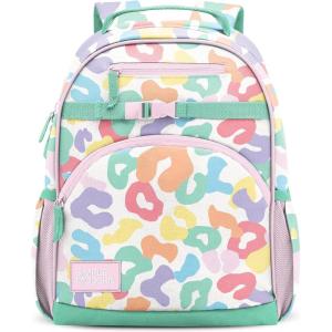imageSimple Modern Medium Marvel Toddler Backpack for School Girls and Boys  Kindergarten Elementary Kids Backpack  Fletcher Collection  Kids  15quot tall  Spidey KidRainbow Leopard