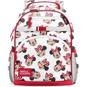 imageSimple Modern Medium Marvel Toddler Backpack for School Girls and Boys  Kindergarten Elementary Kids Backpack  Fletcher Collection  Kids  15quot tall  Spidey KidDisney Minnie Mouse Fun