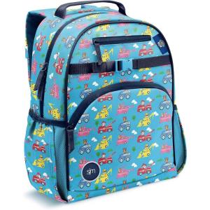 imageSimple Modern Medium Marvel Toddler Backpack for School Girls and Boys  Kindergarten Elementary Kids Backpack  Fletcher Collection  Kids  15quot tall  Spidey KidViacom Paw Patrol Adventures