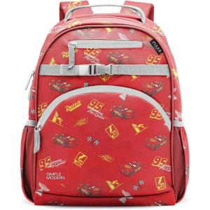 imageSimple Modern Medium Marvel Toddler Backpack for School Girls and Boys  Kindergarten Elementary Kids Backpack  Fletcher Collection  Kids  15quot tall  Spidey KidDisney Cars Lightning Speed