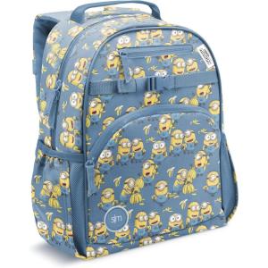 imageSimple Modern Medium Marvel Toddler Backpack for School Girls and Boys  Kindergarten Elementary Kids Backpack  Fletcher Collection  Kids  15quot tall  Spidey KidMinions Unite