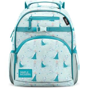 imageSimple Modern Medium Marvel Toddler Backpack for School Girls and Boys  Kindergarten Elementary Kids Backpack  Fletcher Collection  Kids  15quot tall  Spidey KidDisney Frozen Elsas Snowflake