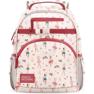 imageSimple Modern Medium Marvel Toddler Backpack for School Girls and Boys  Kindergarten Elementary Kids Backpack  Fletcher Collection  Kids  15quot tall  Spidey KidPink Ballerina