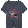 imageMarvel Avengers Bucky Barnes Winter Soldier TShirtHeather Blue