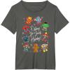 imageMarvel Avengers Christmas Gingerbread Wishing Sweet Holiday TShirtAsphalt Grey