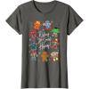 imageMarvel Avengers Christmas Gingerbread Wishing Sweet Holiday TShirtAsphalt Grey