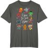 imageMarvel Avengers Christmas Gingerbread Wishing Sweet Holiday TShirtAsphalt Grey