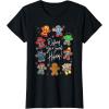 imageMarvel Avengers Christmas Gingerbread Wishing Sweet Holiday TShirtBlack