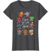 imageMarvel Avengers Christmas Gingerbread Wishing Sweet Holiday TShirtDark Heather Grey